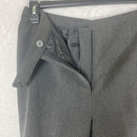 Larry Levine Suits 2-Piece Pant Suit Lined 4-Button Black White Size 12 NEW - Picture 4 of 13